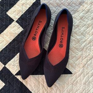 Rothy’s Navy flats, size 10
